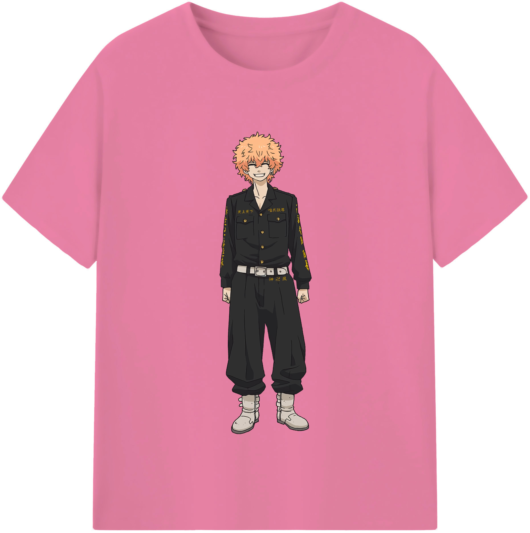 （画像用） 東京リベンジャーズ Tokyo Revengers 綿100％半袖Tシャツ（フロントプリント）